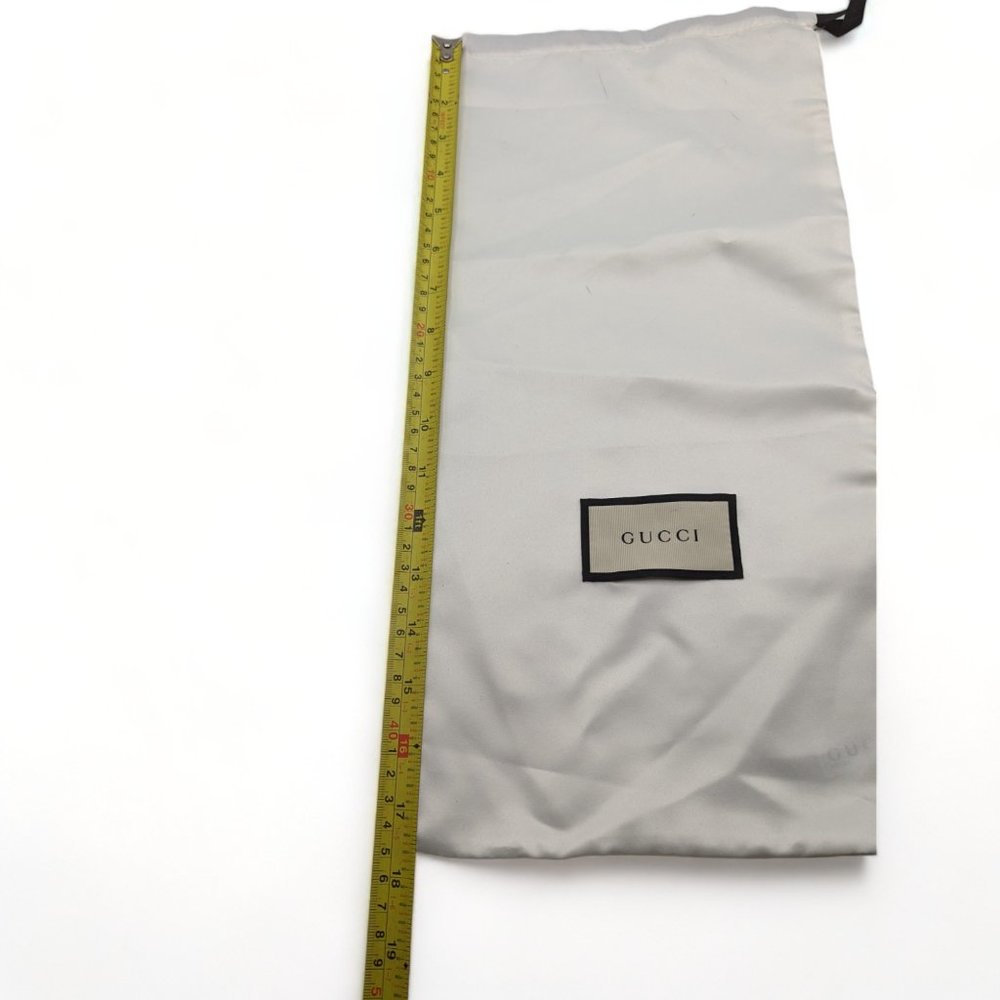 GUCCI DUST BAG TRAVEL HANDBAG SHOES JEWELRY, 18"H x 8.25"W - BLACK & WHITE - NEW - Picture 7 of 8